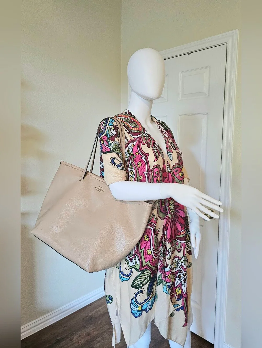 Coach City Pebble Leather Tote